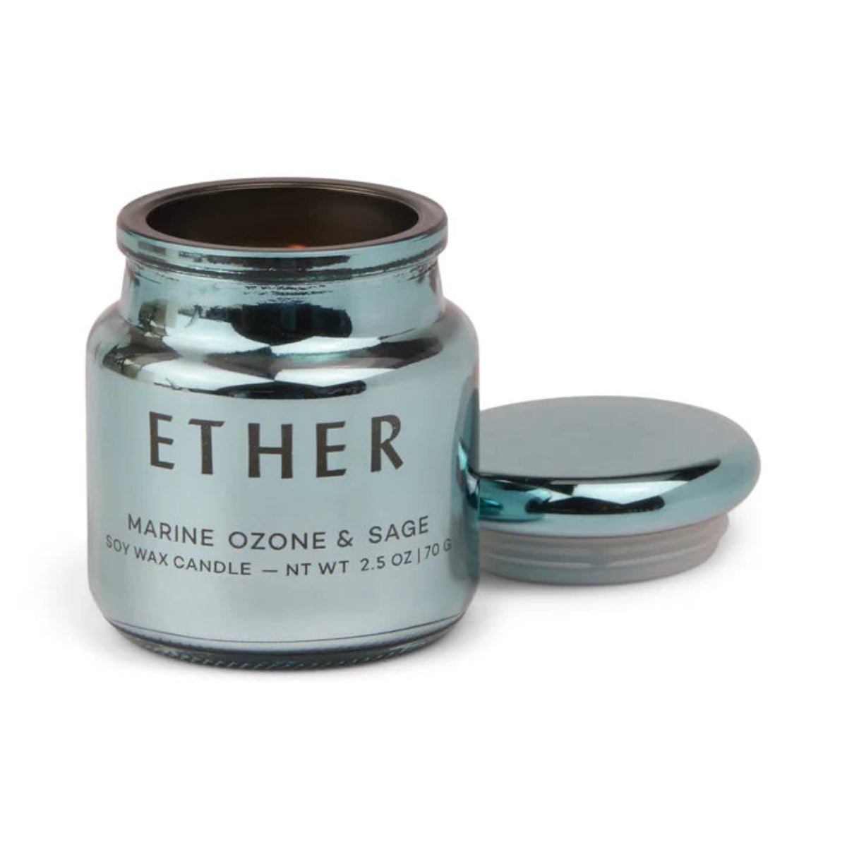 ETHER CANDLE-CHROMA LIGHT BLUE - Twirls + Twigs