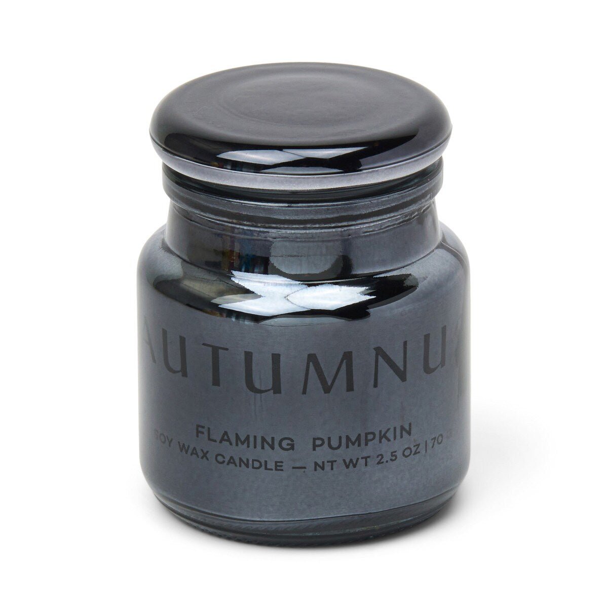 Chroma BLACK ETCHED GLASS W/ LID - AUTUMNUS - Twirls + Twigs