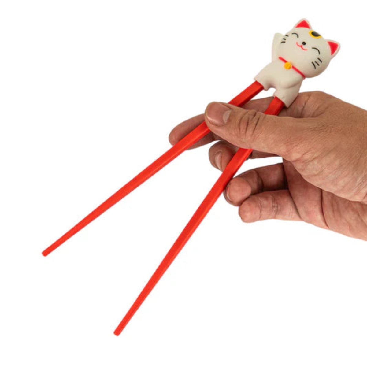 Lucky Cat Training Chopsticks for kids and adults - Twirls + Twigs