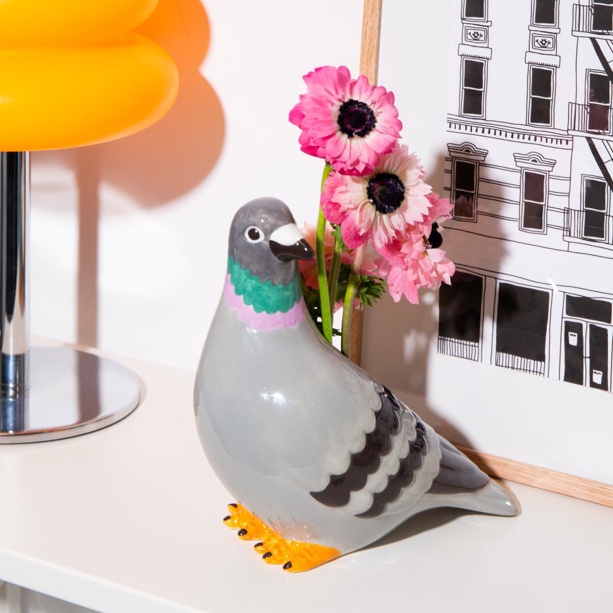 Pigeon Vase - Twirls + Twigs