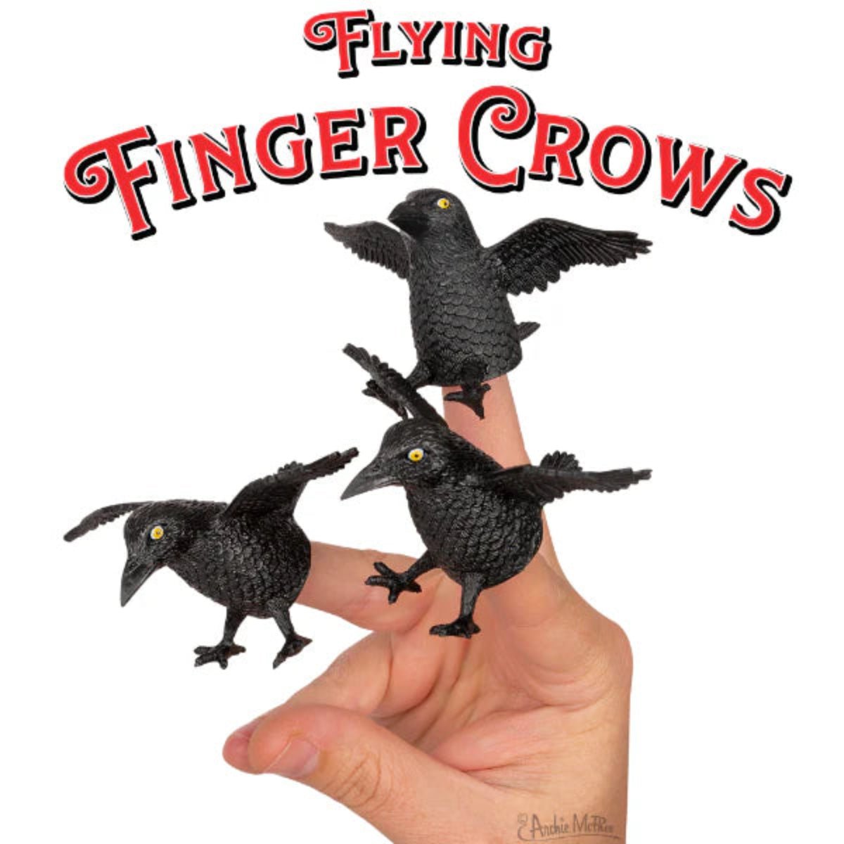 Finger Puppet - Finger Crows - Twirls + Twigs