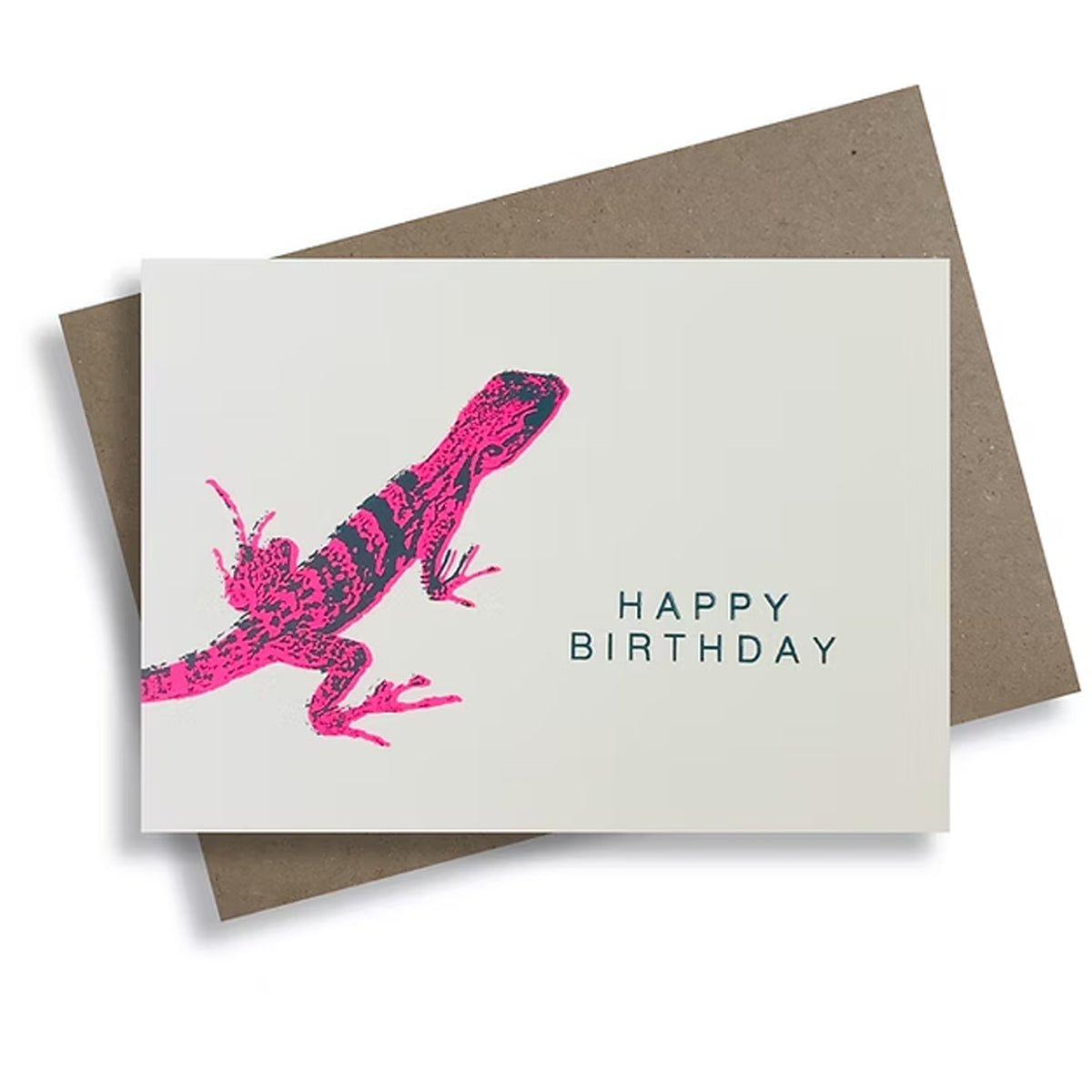 Echse Card - Neon Pink - Twirls + Twigs