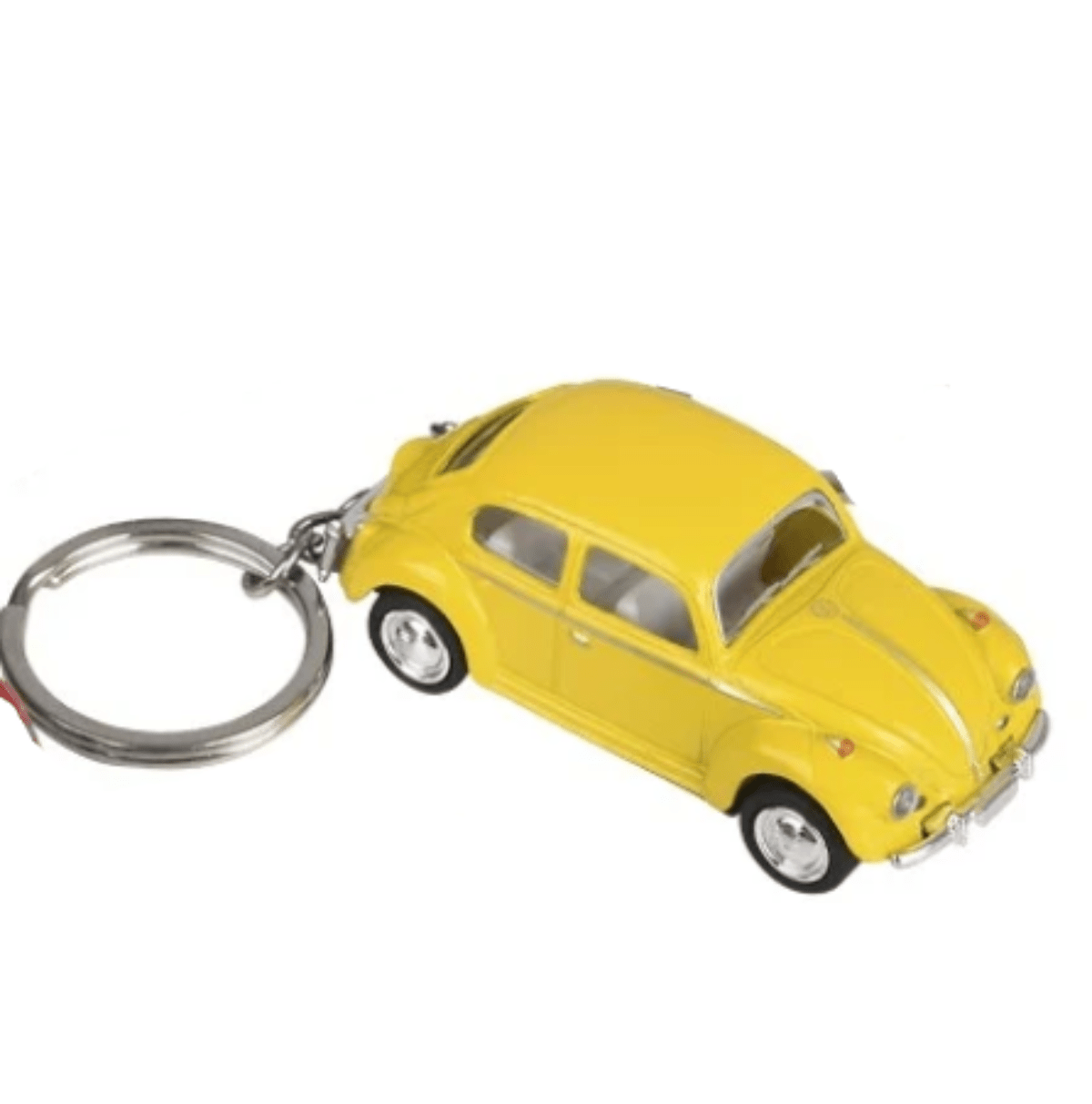 VW Classic Beetle Keychain-2.5" Diecast Pull Back 1967 - Twirls + Twigs