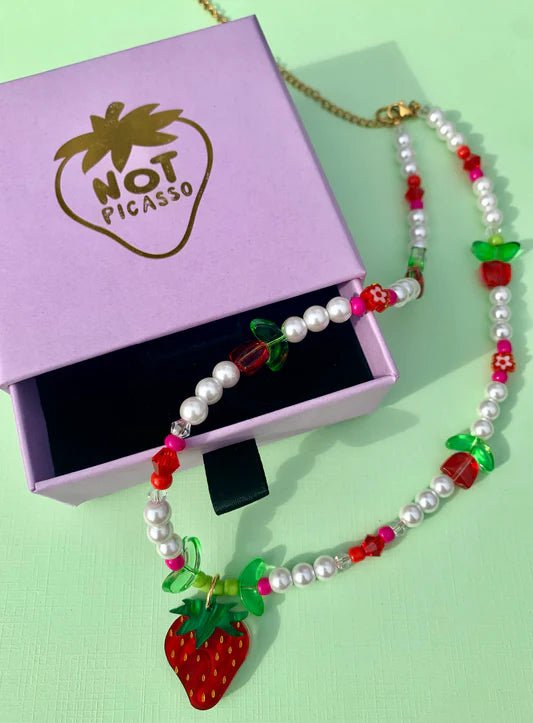 Mini Berry Beaded Necklace - Twirls + Twigs