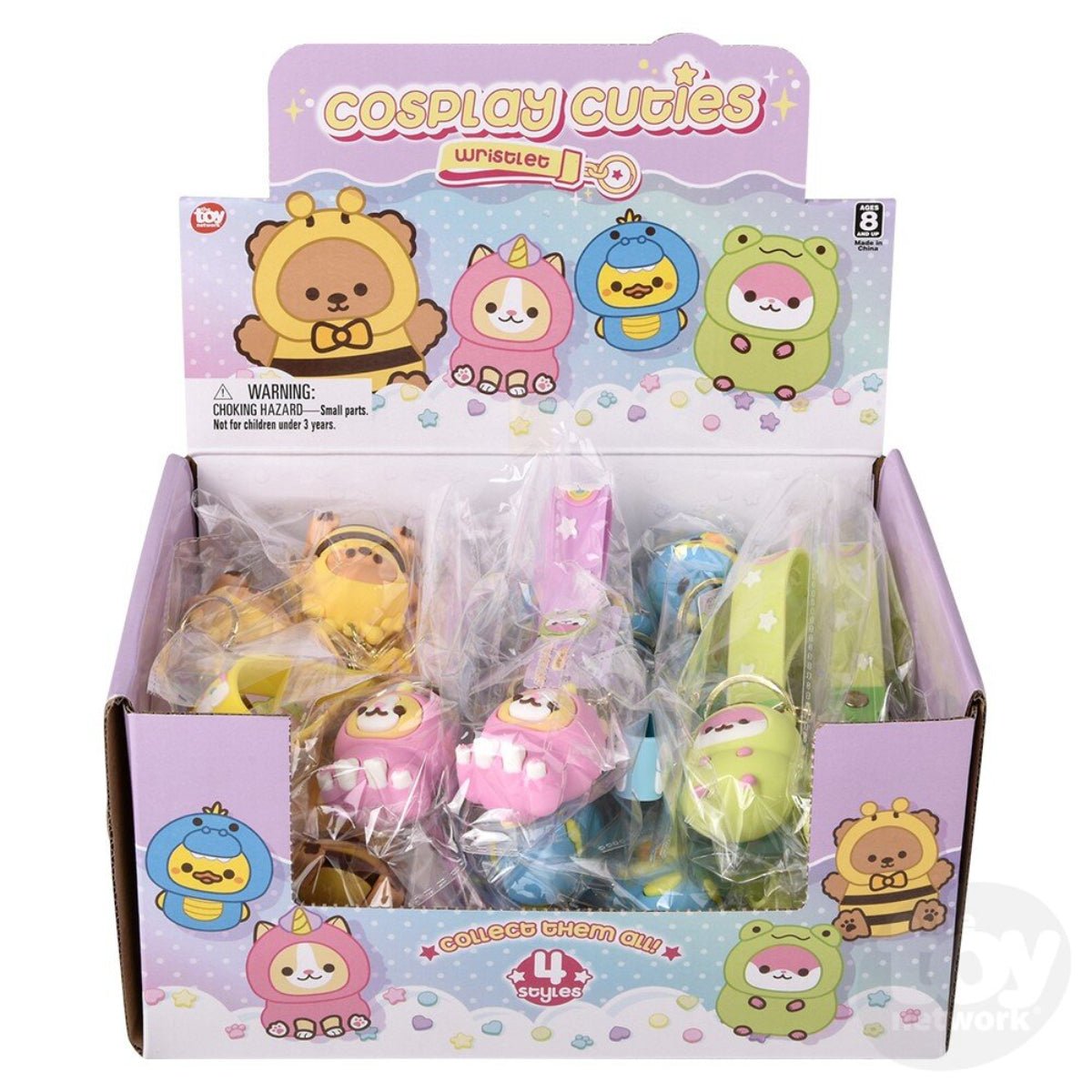 Kawaii Animal Wristlet Clip On 2" - Twirls + Twigs