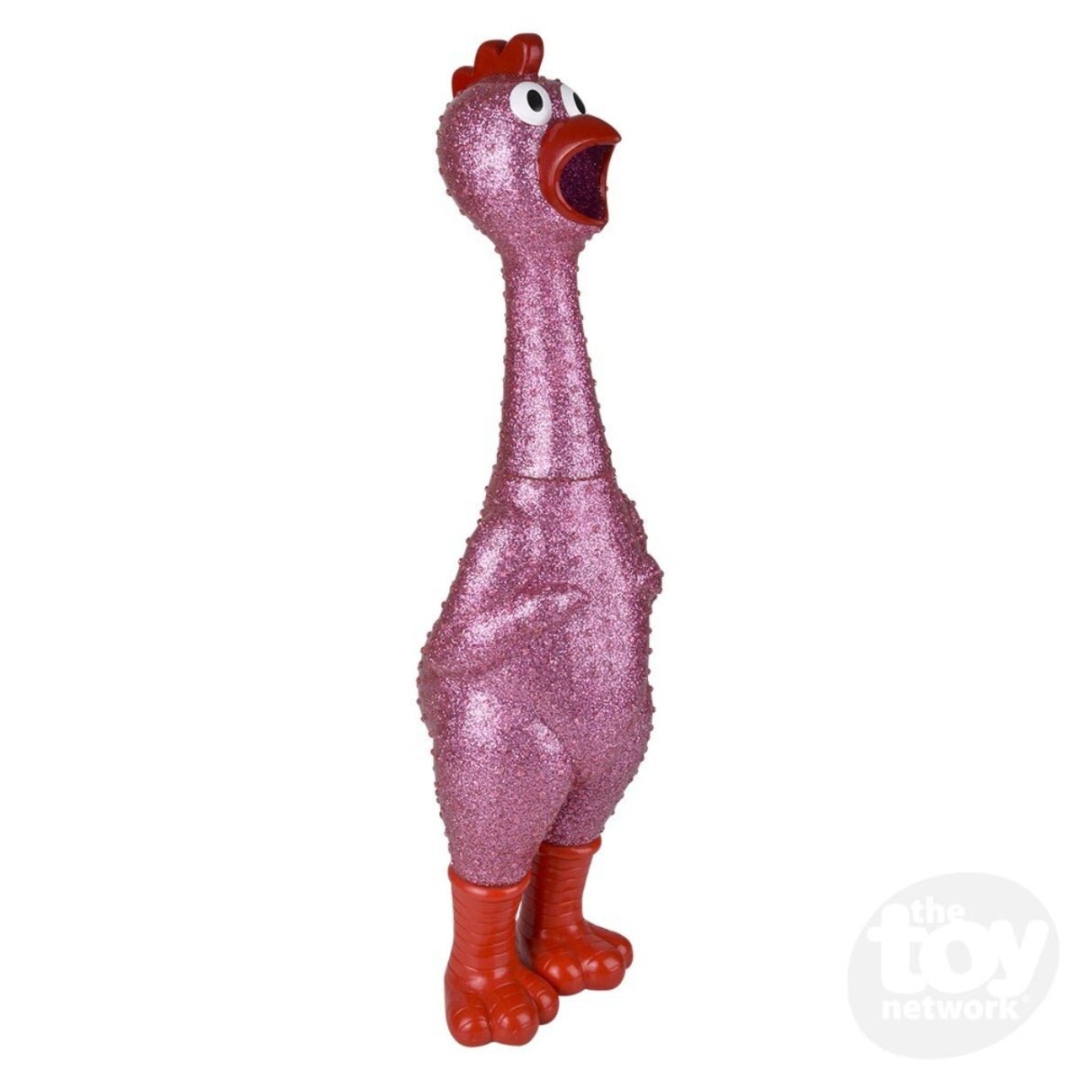 GIANT GLITTER SPARKLE RUBBER CHICKEN-24" - Twirls + Twigs