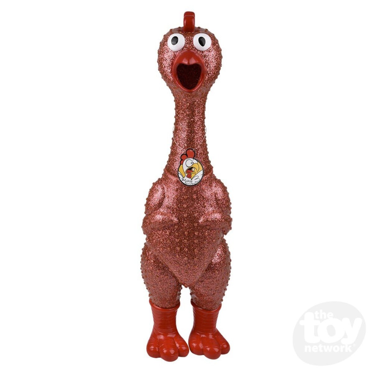GIANT GLITTER SPARKLE RUBBER CHICKEN-24" - Twirls + Twigs