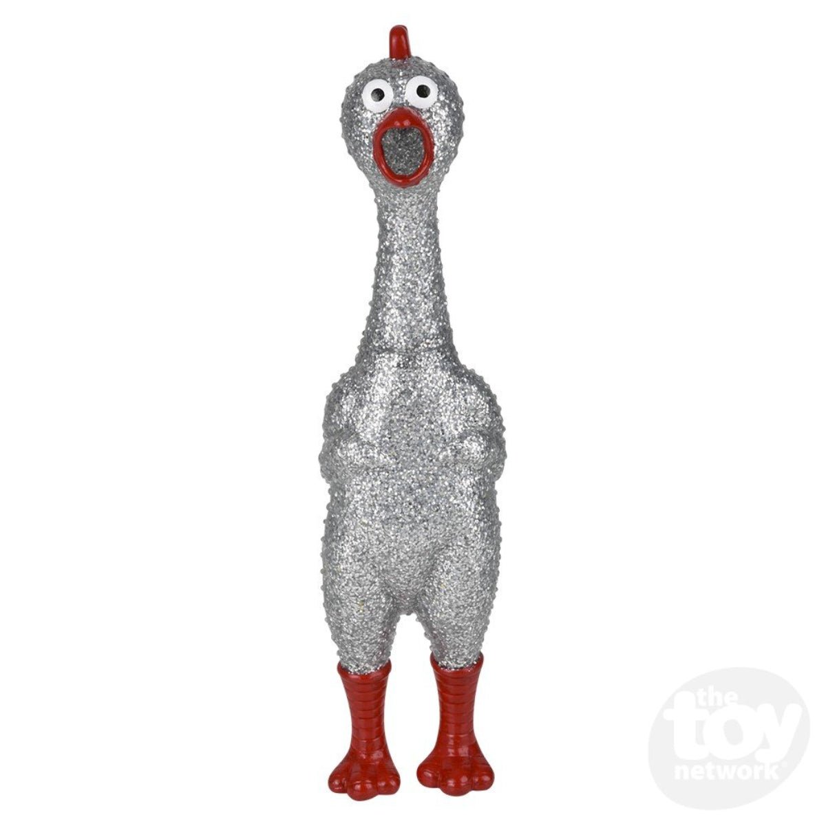 SPARKLE RUBBER CHICKEN-13.25" - Twirls + Twigs