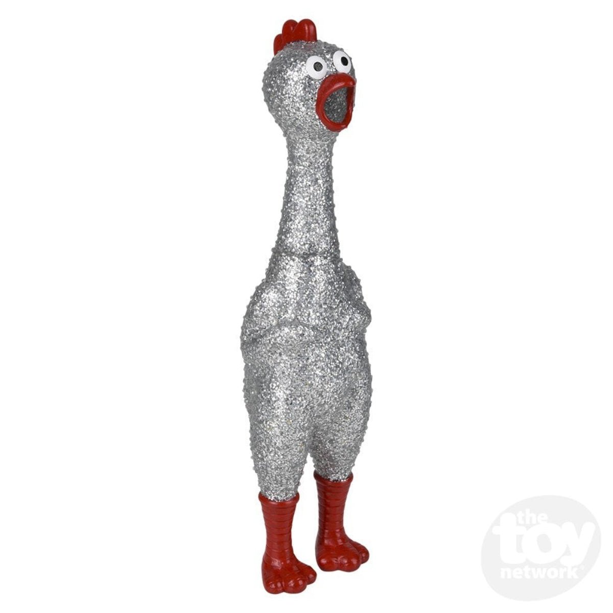 SPARKLE RUBBER CHICKEN-13.25" - Twirls + Twigs
