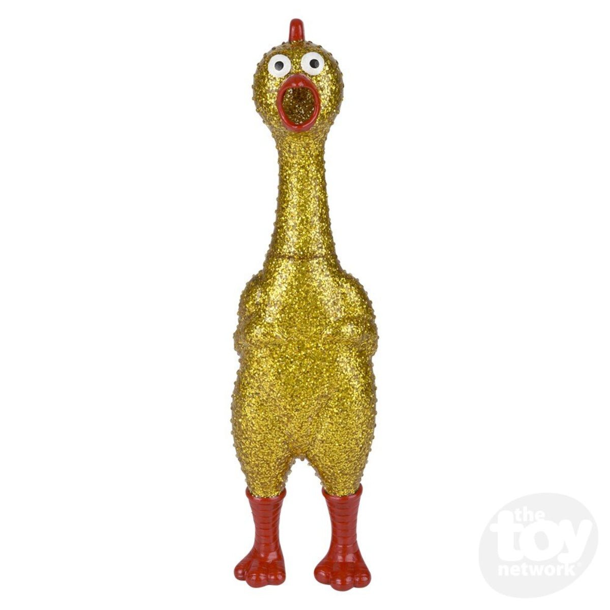 SPARKLE RUBBER CHICKEN-13.25" - Twirls + Twigs