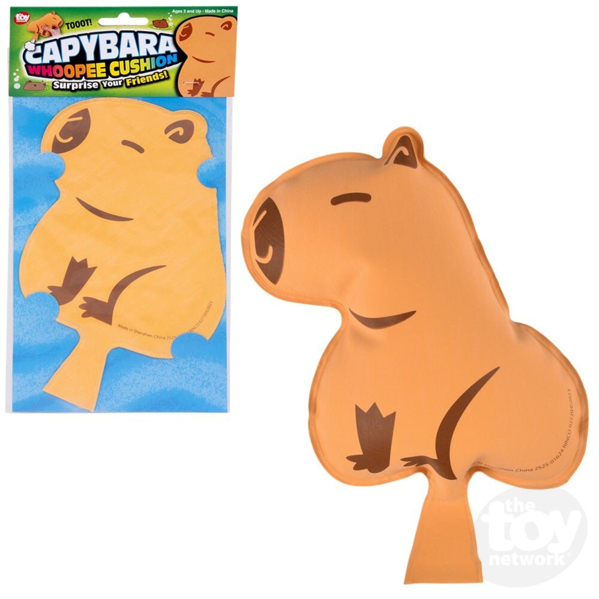 Whoopee Cushion 6.5" Capybara - Twirls + Twigs