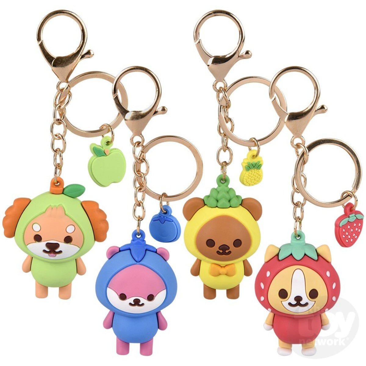 2" KAWAII FRUIT ANIMAL CLIP ONS - Twirls + Twigs