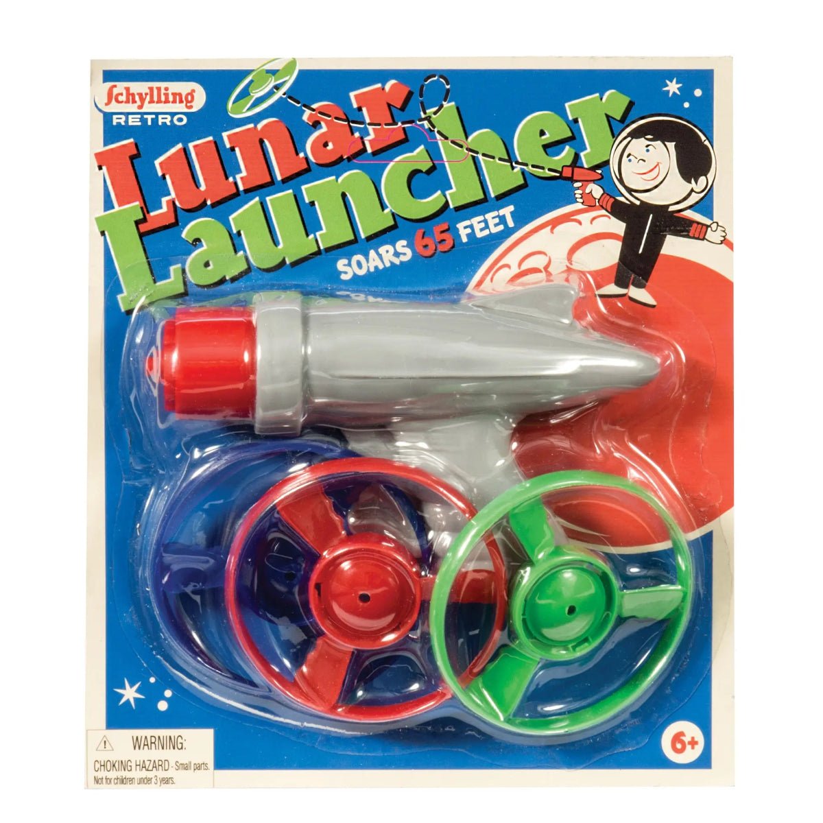 Retro Lunar Launcher toy - Twirls + Twigs