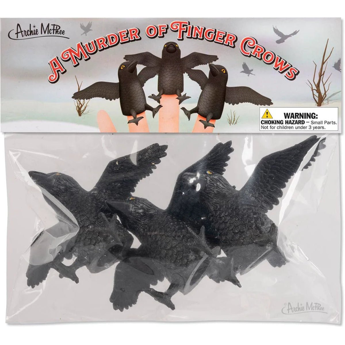 Finger Puppet - Finger Crows - Twirls + Twigs