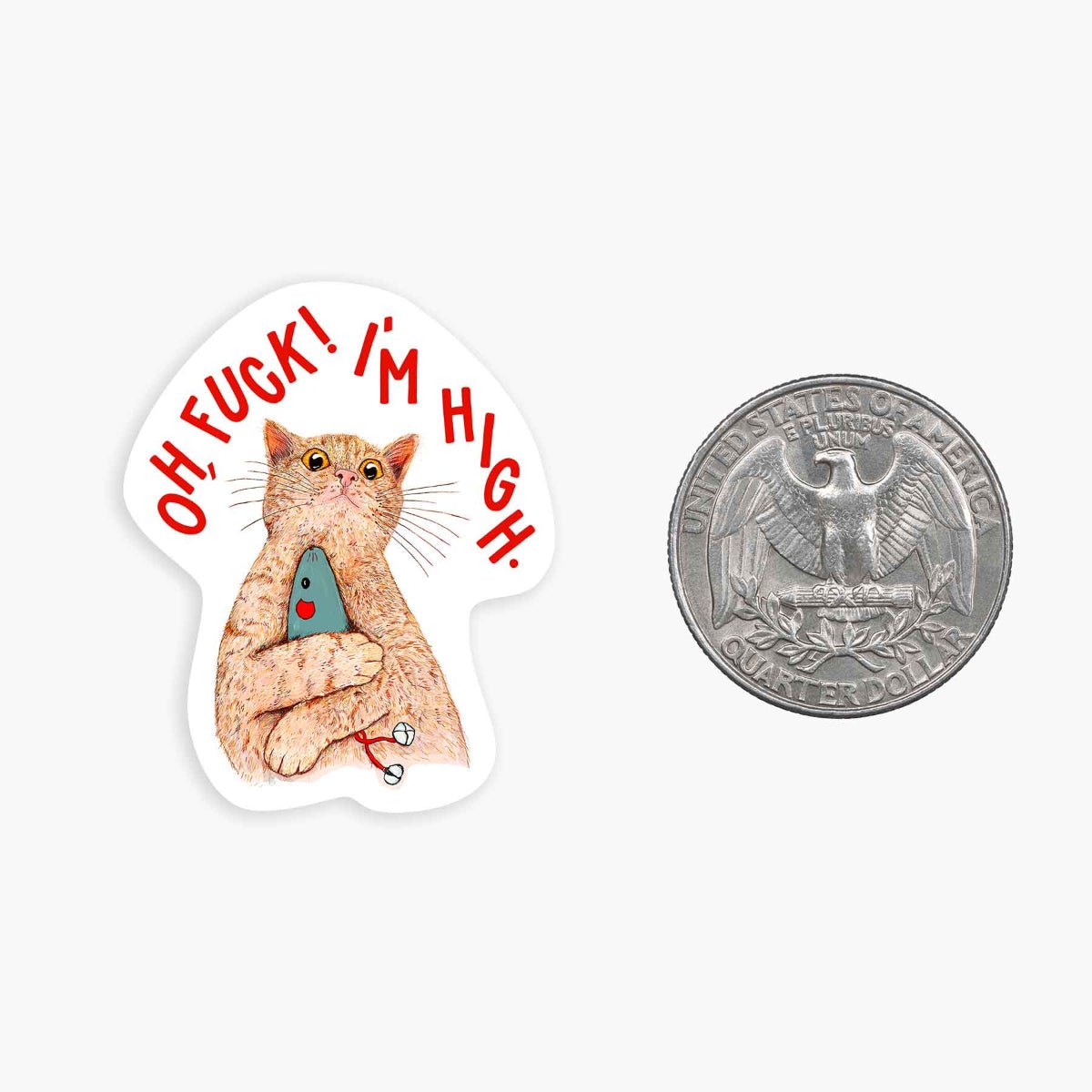 I'm High - Mini Sticker - Twirls + Twigs