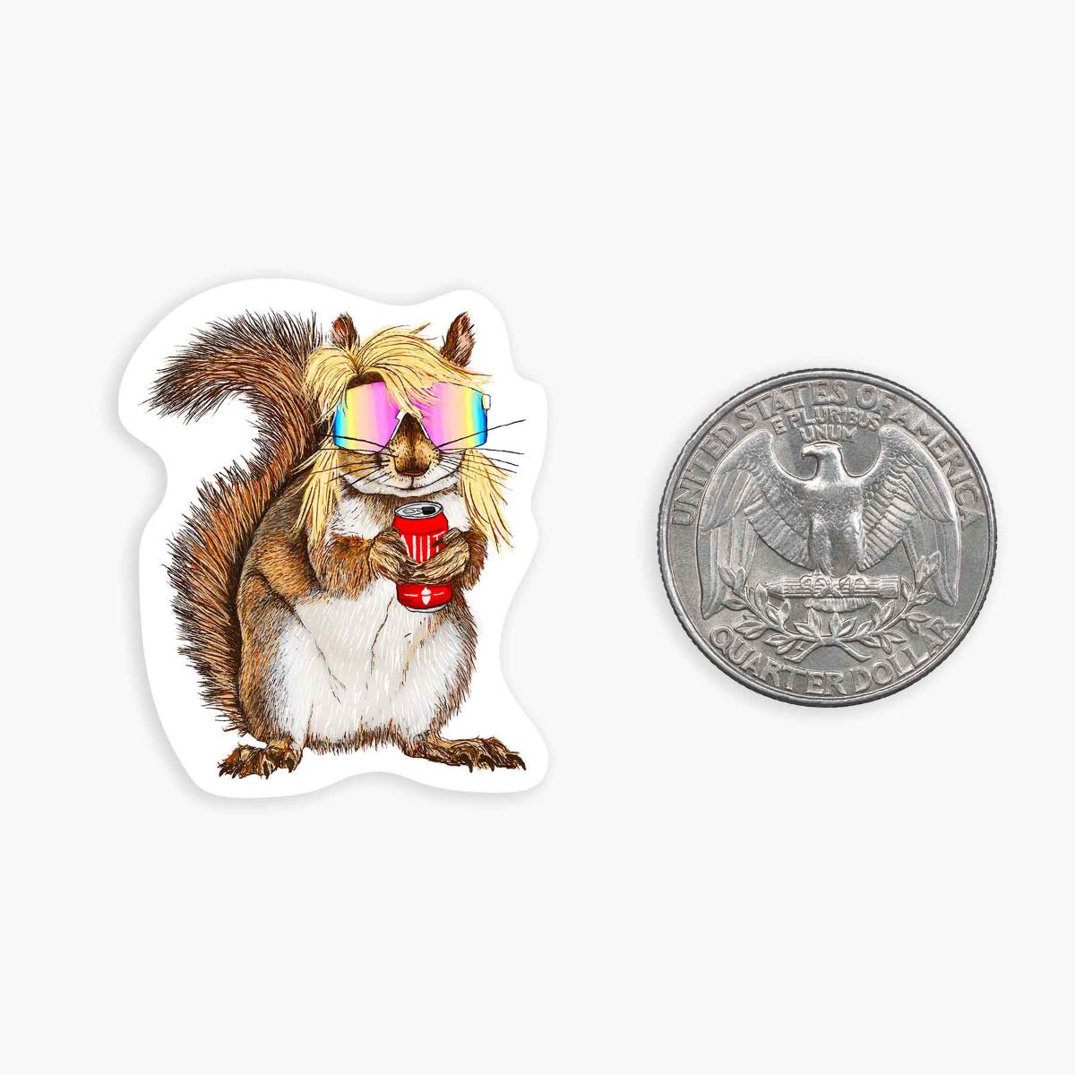 Squirrels - Mini Sticker - Twirls + Twigs