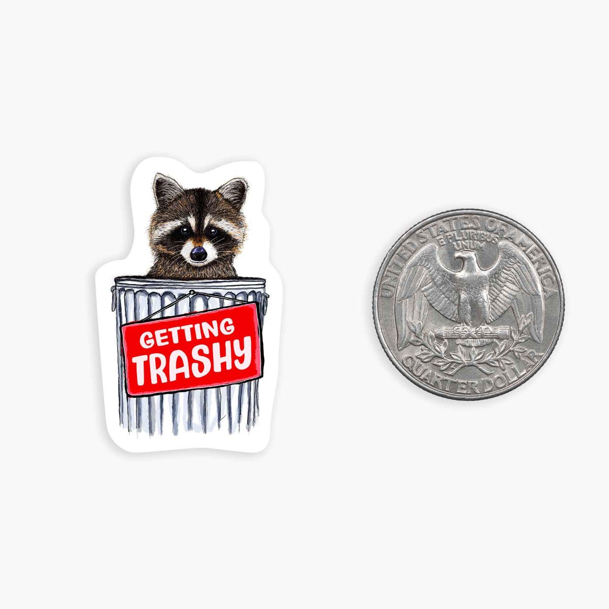 Trashy - Mini Sticker - Twirls + Twigs
