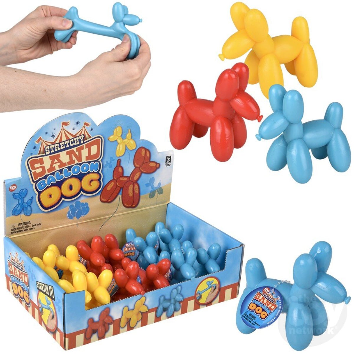 Stretchy Sand Balloon Dog - Twirls + Twigs