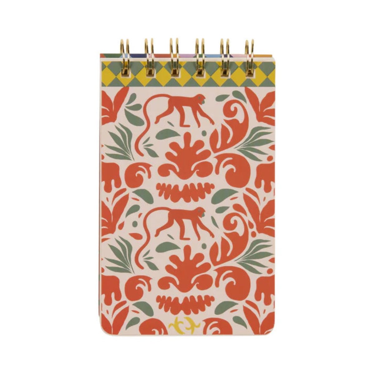 A DOPO MONKEY TWIN WIRE NOTEPAD - Twirls + Twigs