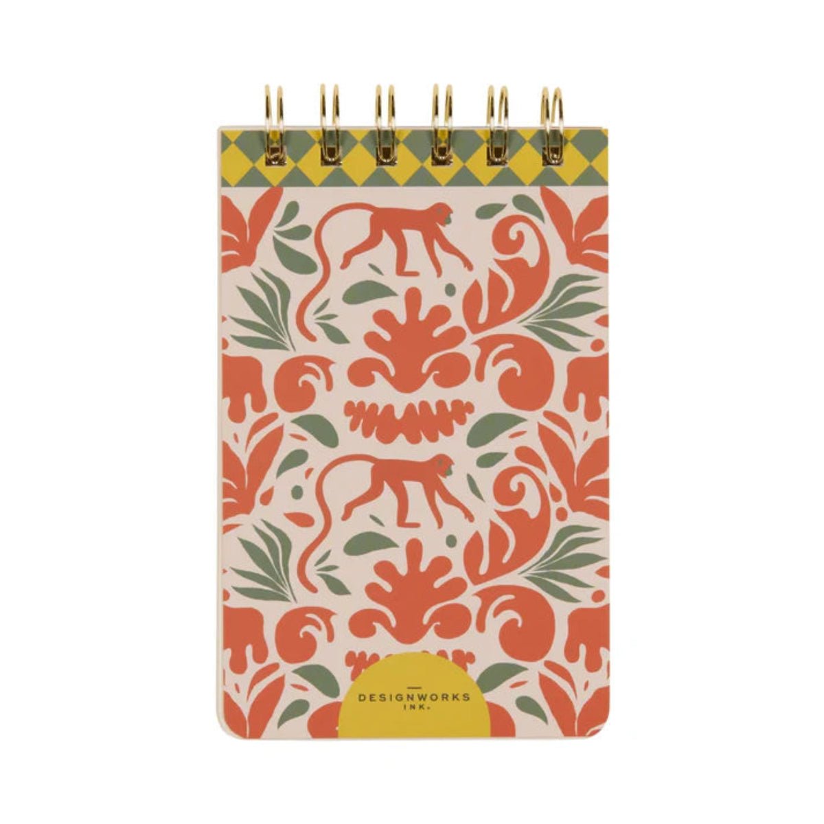 A DOPO MONKEY TWIN WIRE NOTEPAD - Twirls + Twigs