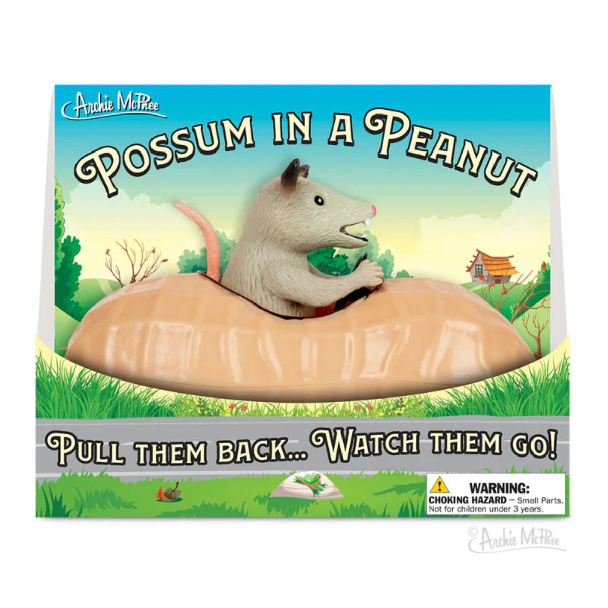 Possum in a Peanut - Twirls + Twigs