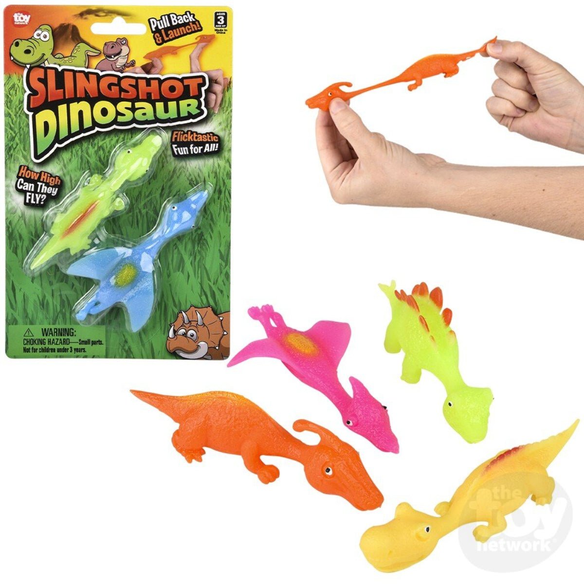 4" Slingshot Dinosaur - Twirls + Twigs