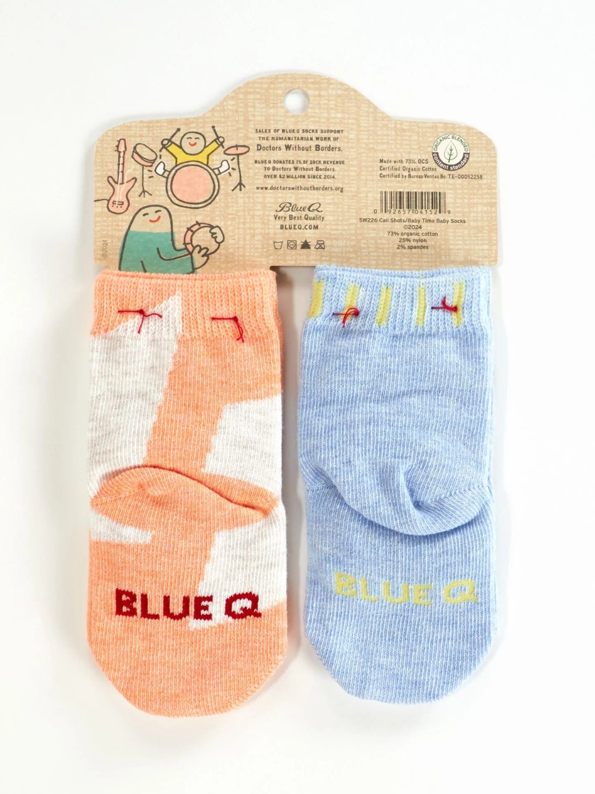 I Call The Shots Now | It's Baby Time Baby Socks - Twirls + Twigs
