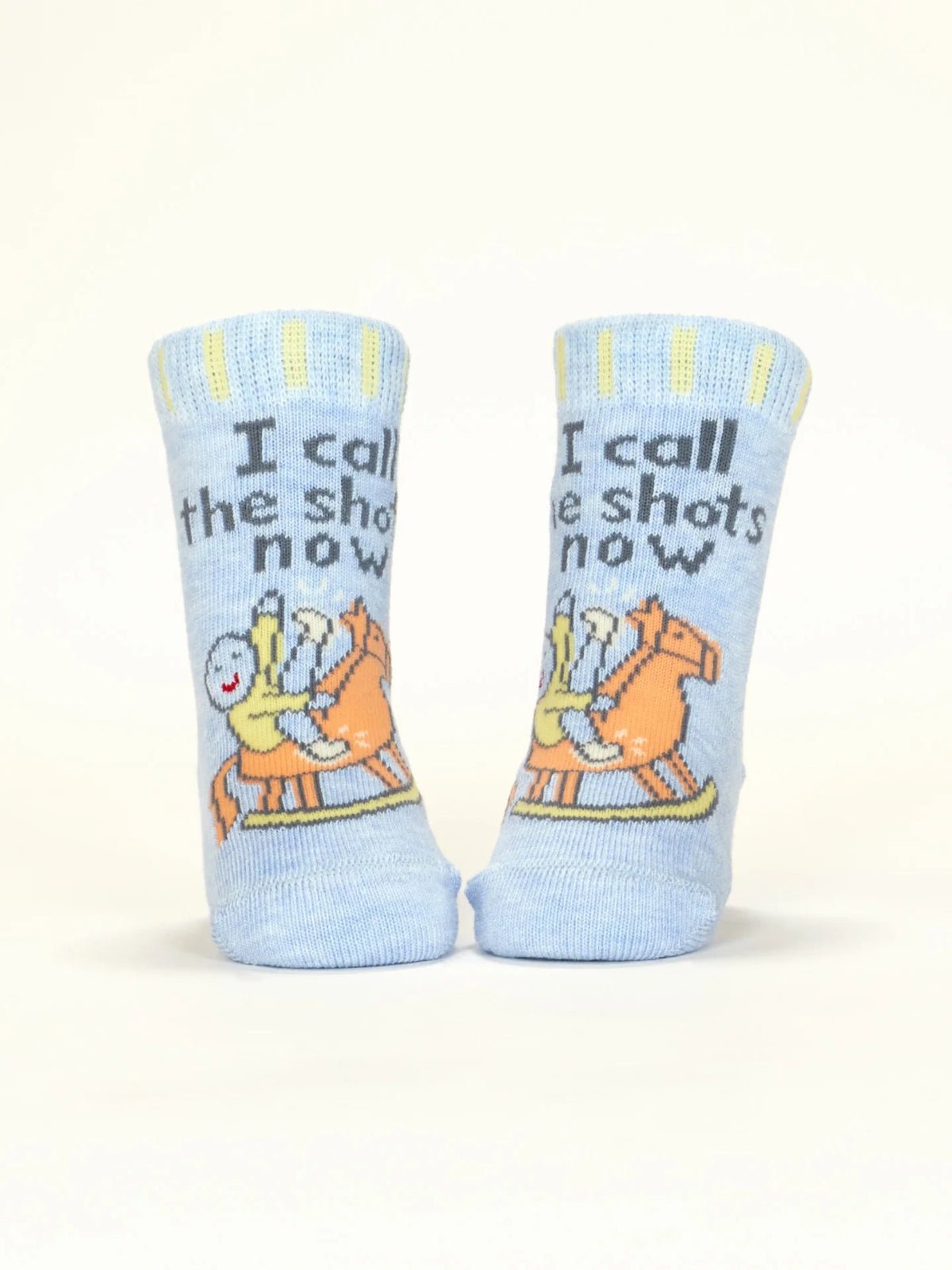 I Call The Shots Now | It's Baby Time Baby Socks - Twirls + Twigs