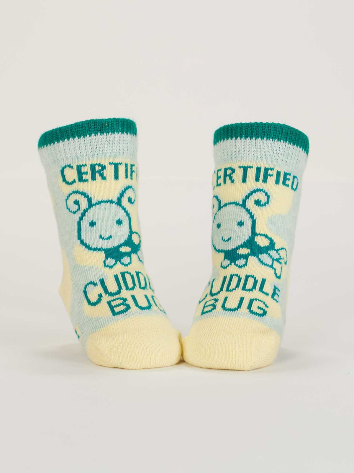 Certified Cuddle Bug | I Bet I Can Make Us Both Cry Baby Socks - Twirls + Twigs