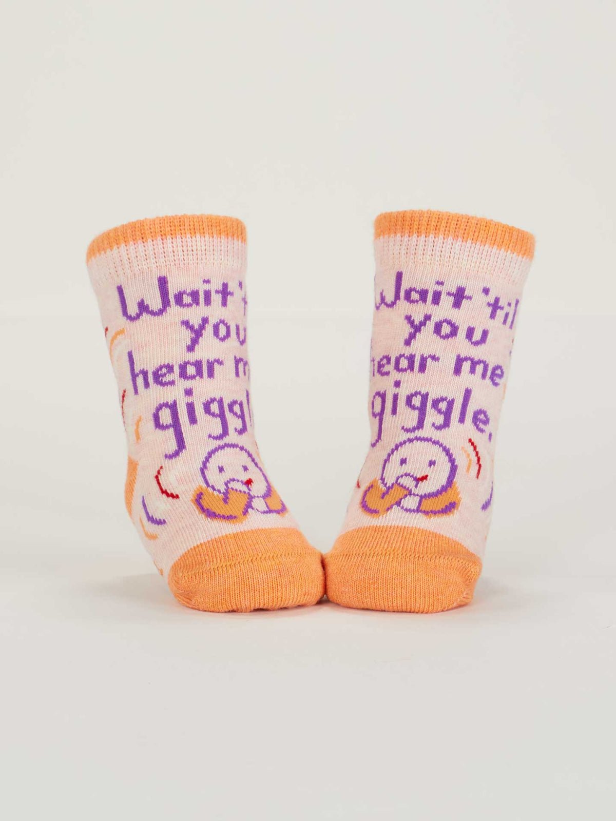 Wait 'til You Hear Me Giggle | Just Sleep When I Sleep Baby Socks - Twirls + Twigs