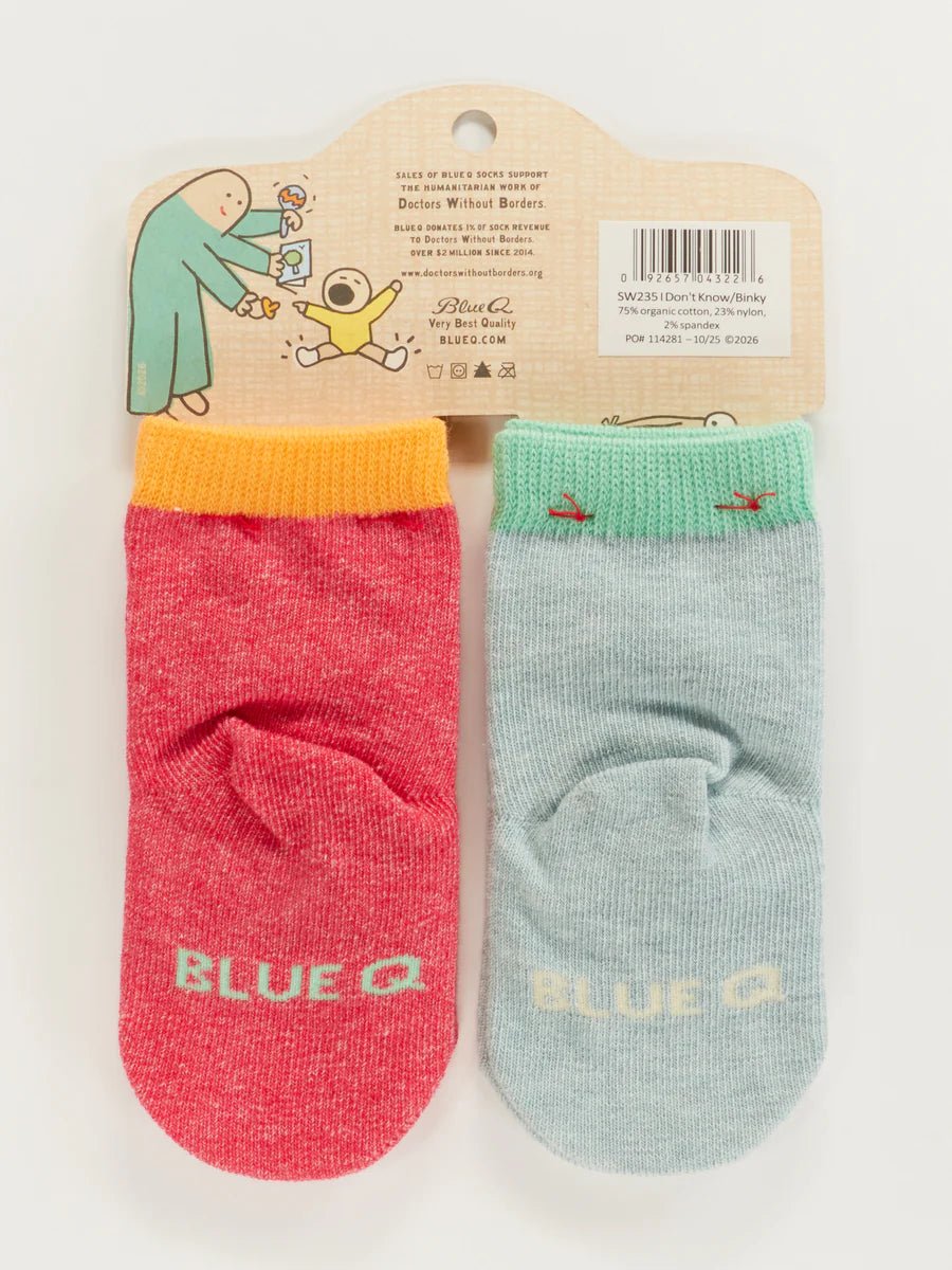 I Don't Know What I Want/ Binky! Binky! Binky! Baby Socks - Twirls + Twigs