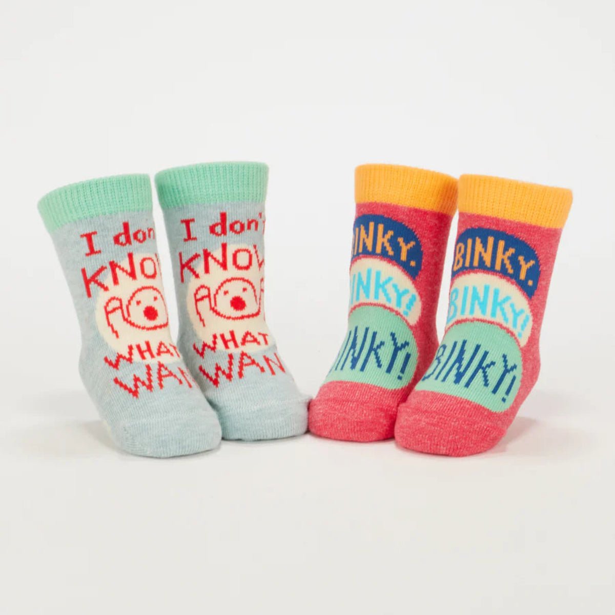 I Don't Know What I Want/ Binky! Binky! Binky! Baby Socks - Twirls + Twigs