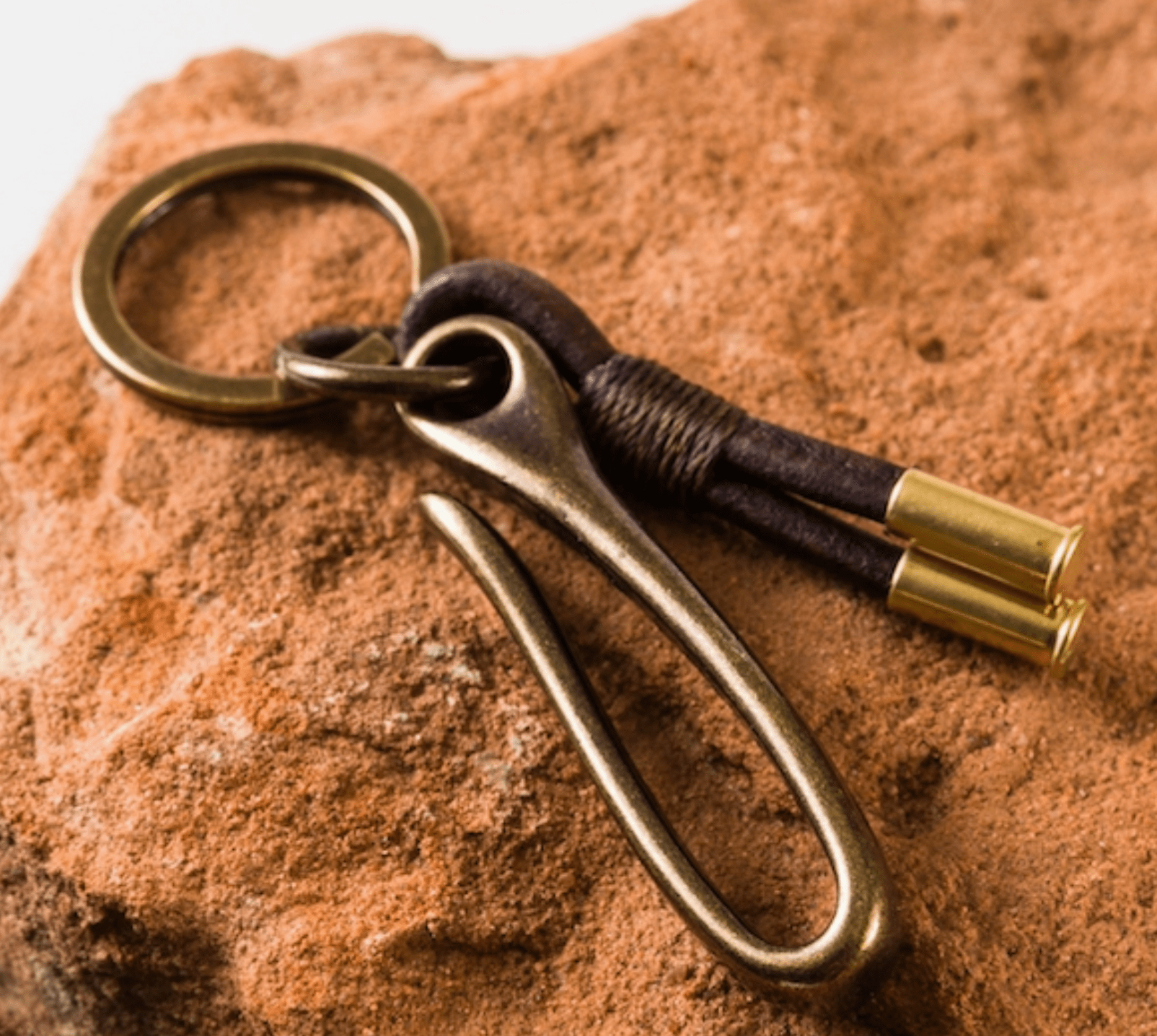 Sage Belt hook keychain - Twirls + Twigs