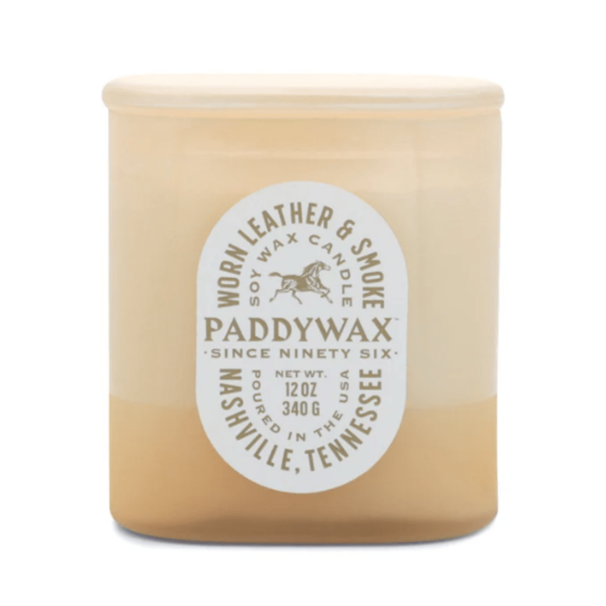 Worn Leather + Smoke - Vista 12 oz Candle - Twirls + Twigs
