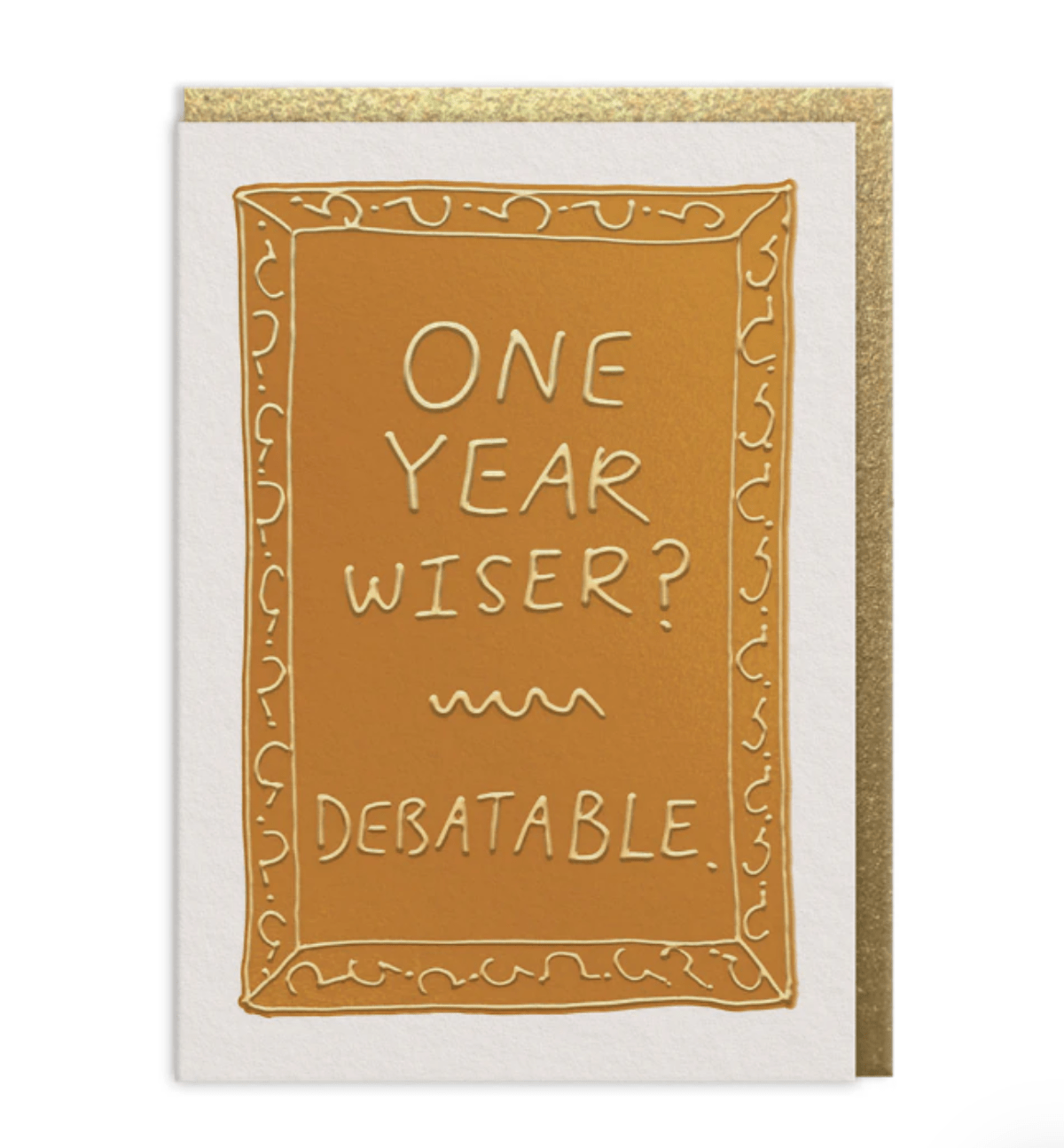 Debatable Greeting Card - Twirls + Twigs