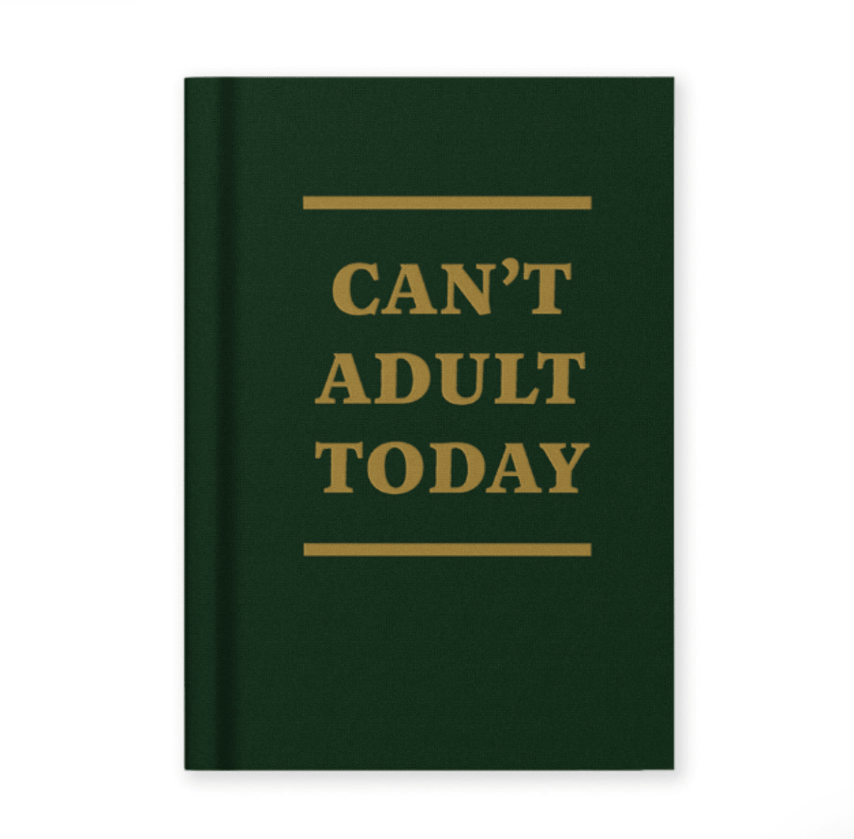 Can't Adult Today Fabric Hardback Notebook (A7) - Twirls + Twigs
