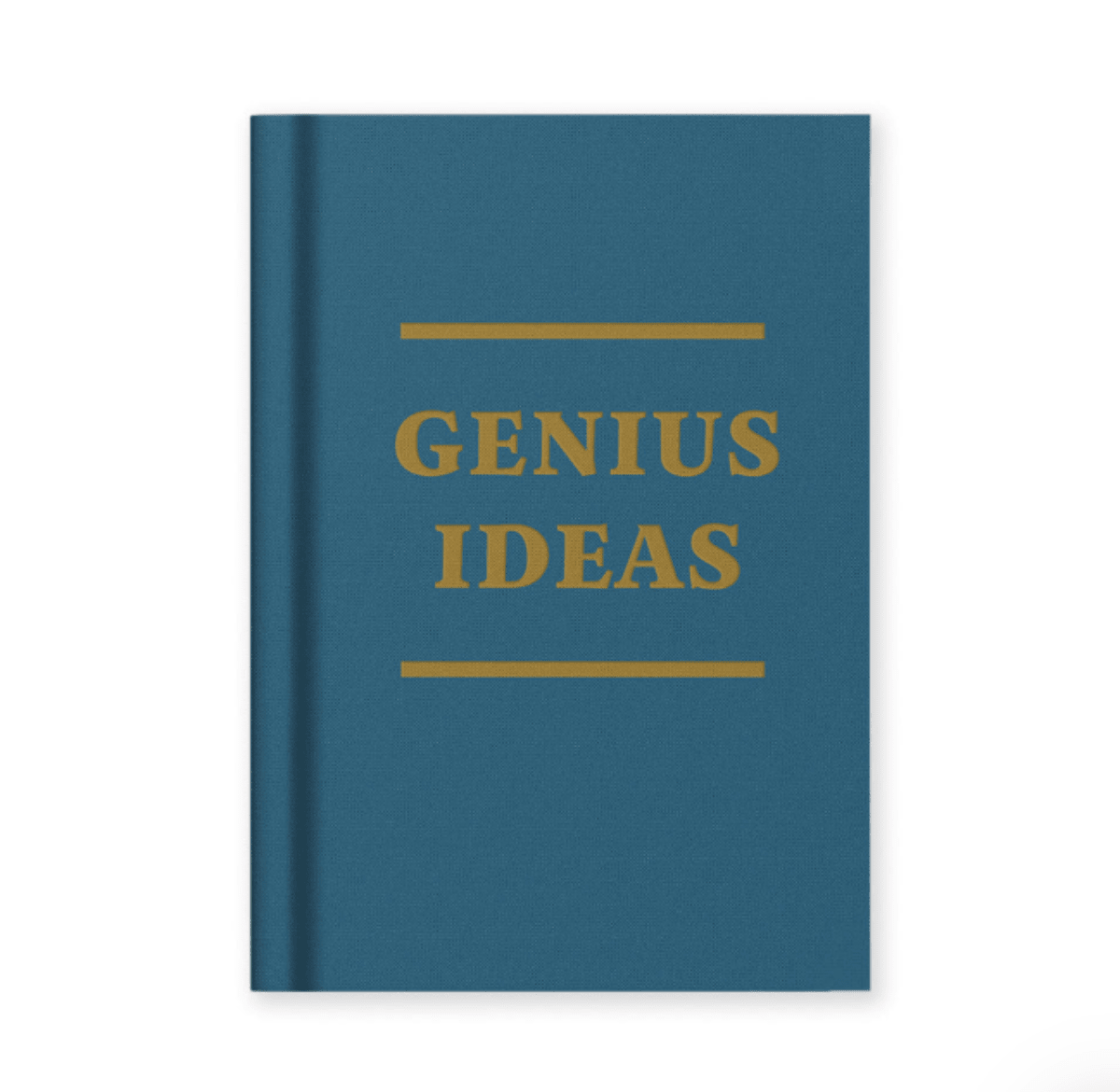 Genius Ideas Fabric Hardback Notebook (A7) - Twirls + Twigs