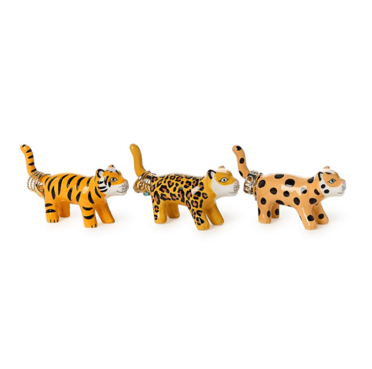 Wild Cat Ring Holders A/3 - Twirls + Twigs