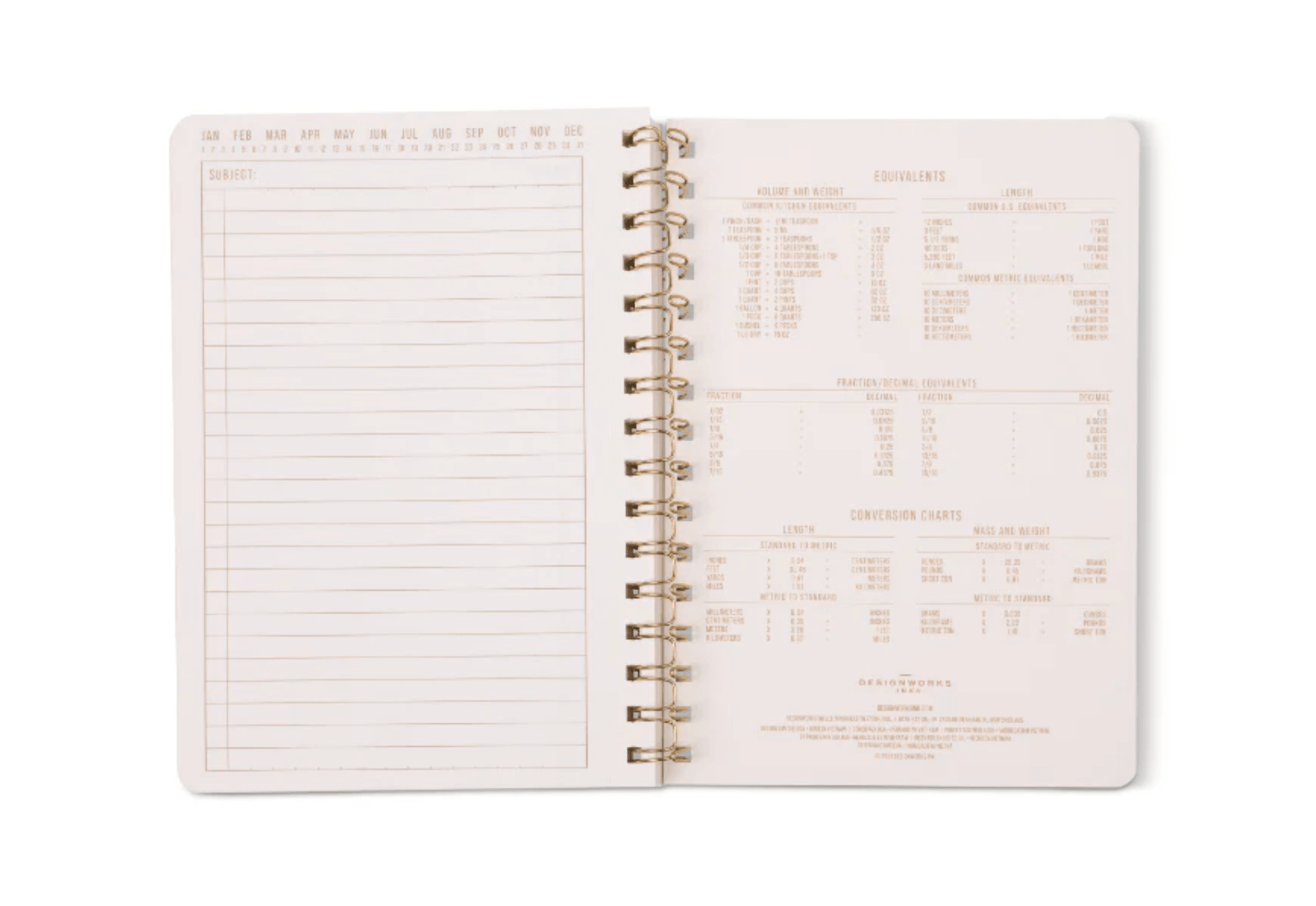 Tulip Twin Wire Notebook - Small Blue Lattice - Twirls + Twigs