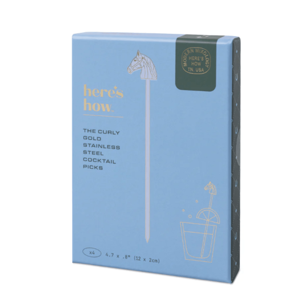 The Curly Cocktail Picks - Twirls + Twigs