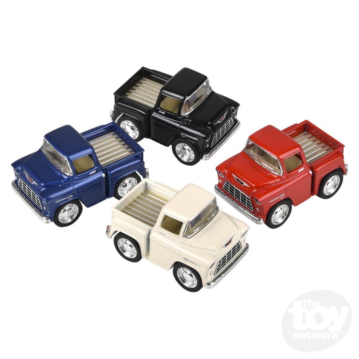2" DIECAST PULL BACK MINI CHEVY STEPSIDE - Twirls + Twigs