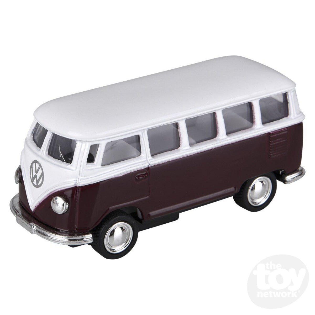 2.5" DIECAST PULL BACK 1962 VW CLASSIC BUS - Twirls + Twigs