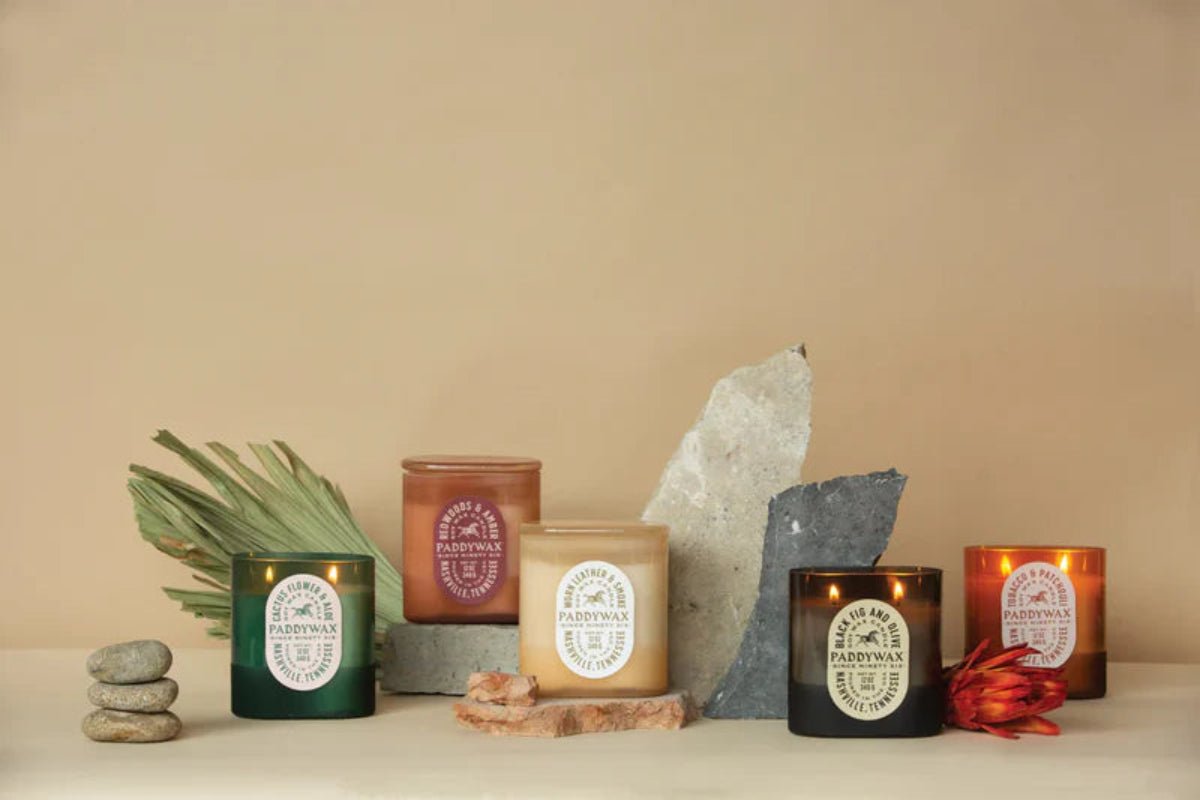 Worn Leather + Smoke - Vista 12 oz Candle - Twirls + Twigs