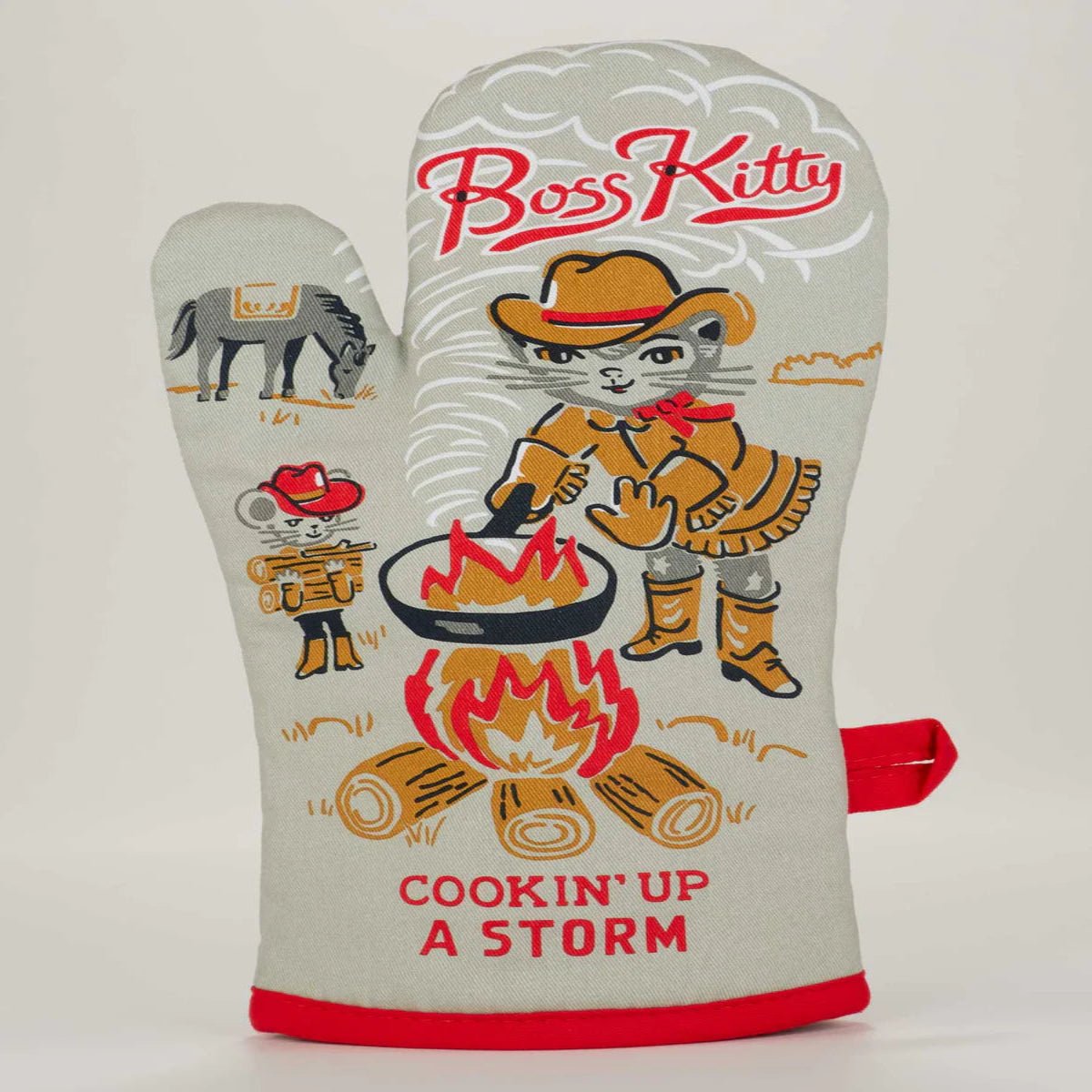 Boss Kitty Oven Mitt - Twirls + Twigs
