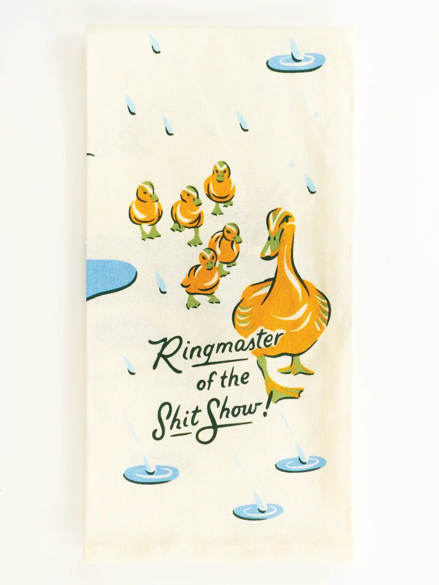 Ringmaster Of The Shitshow Dish Towel - Twirls + Twigs