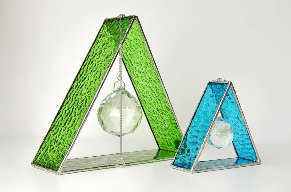Handcrafted Stained Glass Suncatchers - Twirls + Twigs