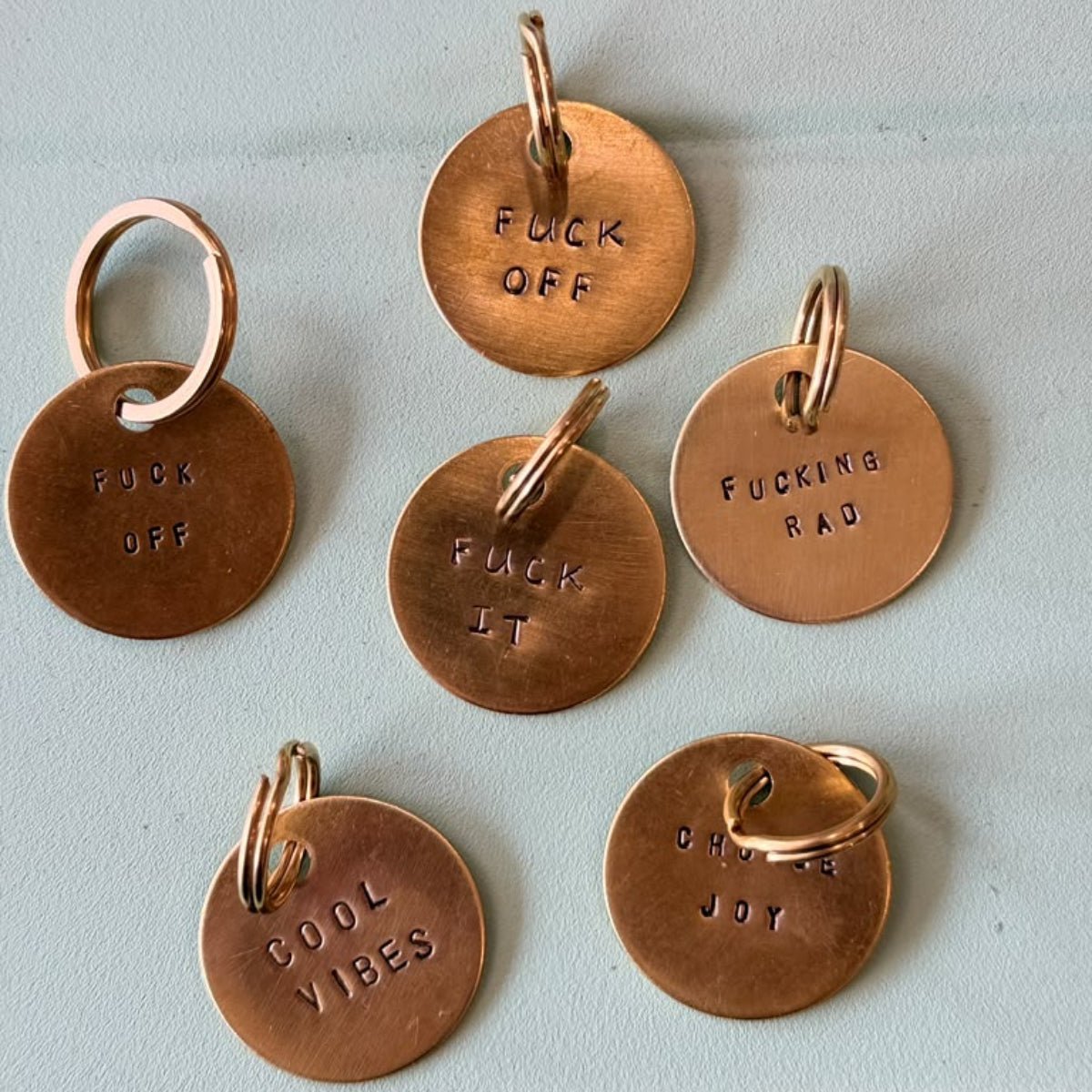 Handmade Brass Keychains - Twirls + Twigs