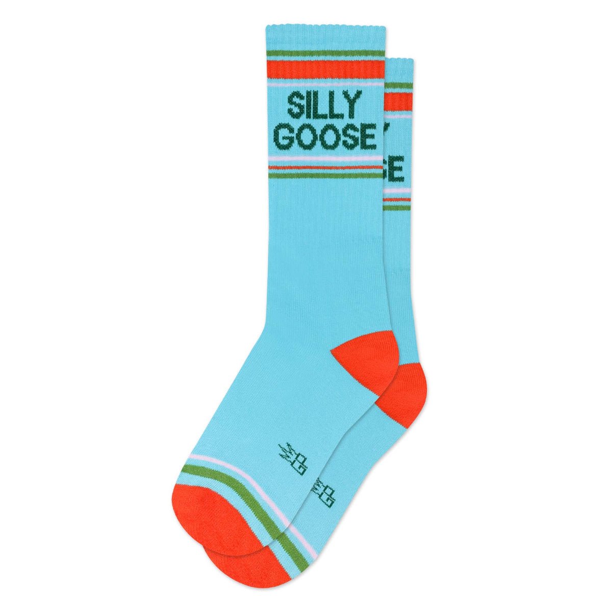 Silly Goose Gym Crew Socks - Twirls + Twigs