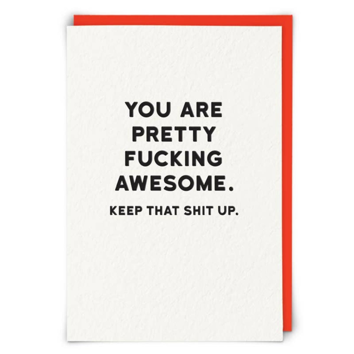 Awesome Humor Greeting Card - Twirls + Twigs