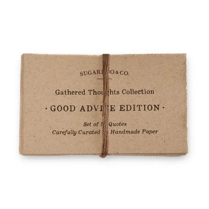 Gathered Thoughts of Good Advice On Handmade Paper - Twirls + Twigs